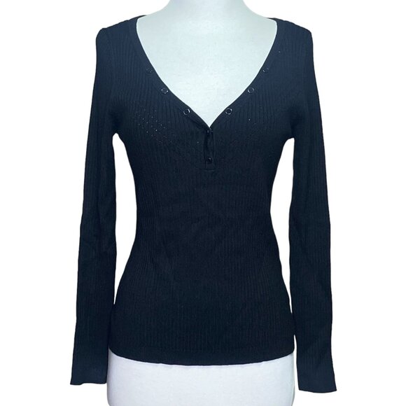 White House Black Market Sweaters - White House Black Market Black Sweater Size Medium NEW